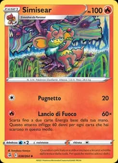 Simisear card in Italian