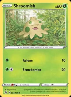 Shroomish card in Italian