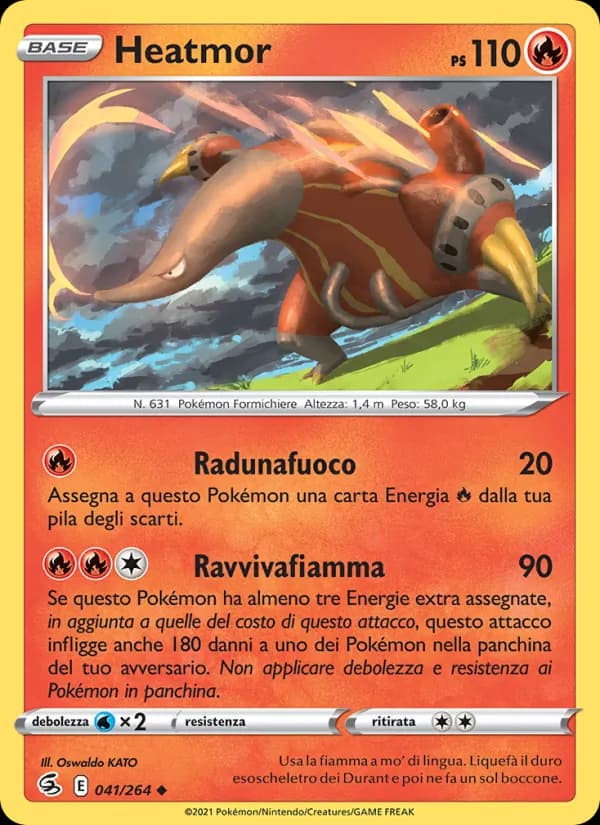 Heatmor card in Italian