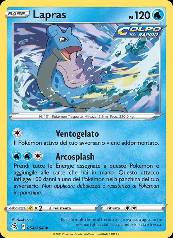 Lapras card in Italian