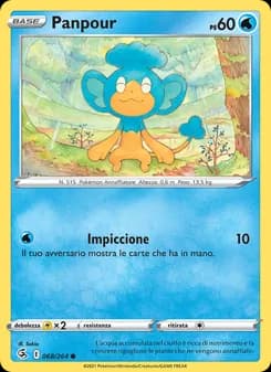 Panpour card in Italian