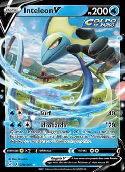 Inteleon V card in Italian