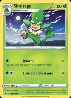 Simisage card in Italian