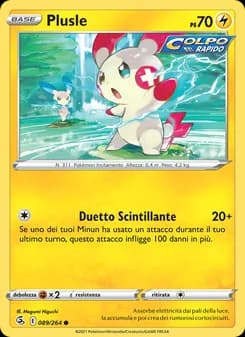 Plusle card in Italian