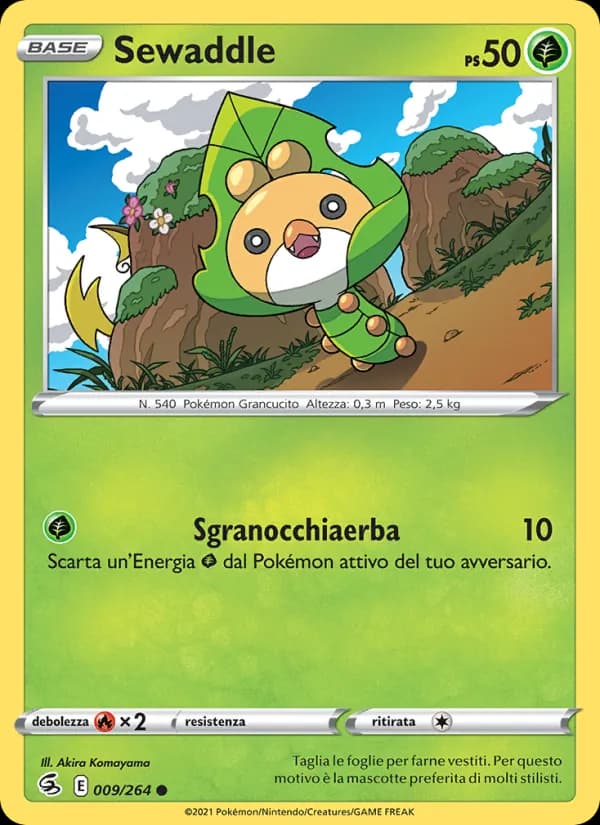 Sewaddle card in Italian