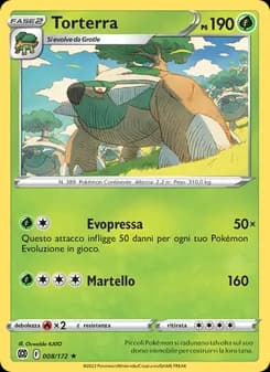 Torterra card in Italian