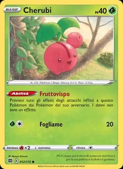 Cherubi card in Italian