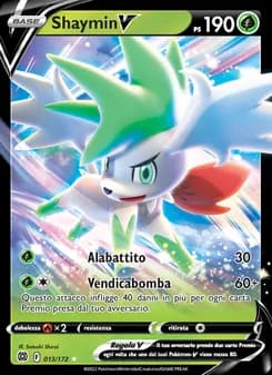 Shaymin V card in Italian