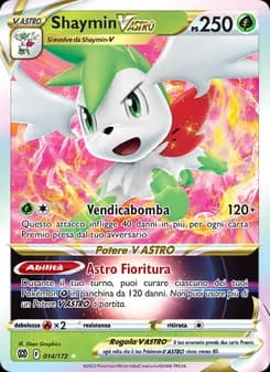 Shaymin V ASTRO card in Italian