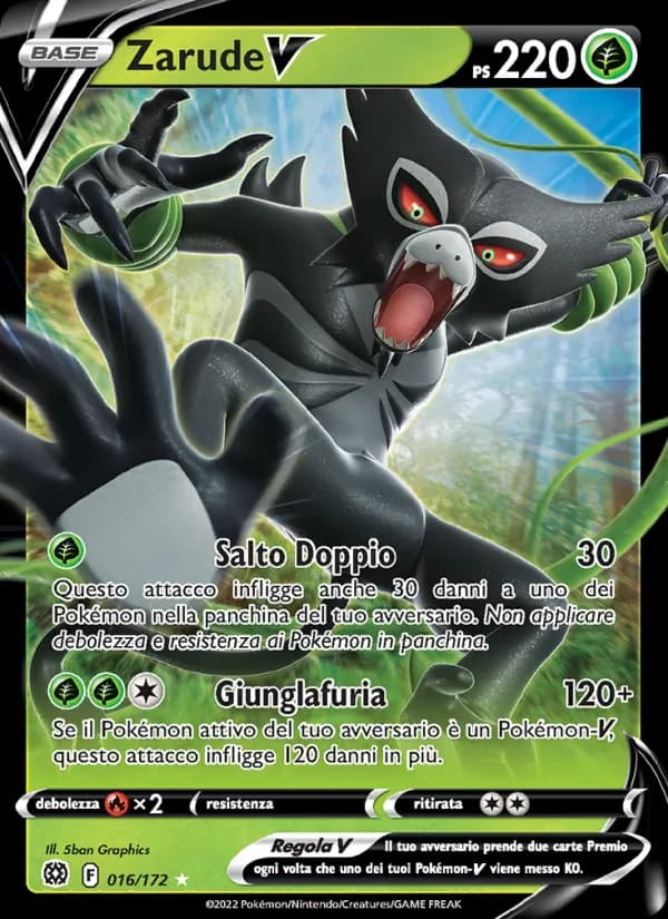 Zarude V card in Italian