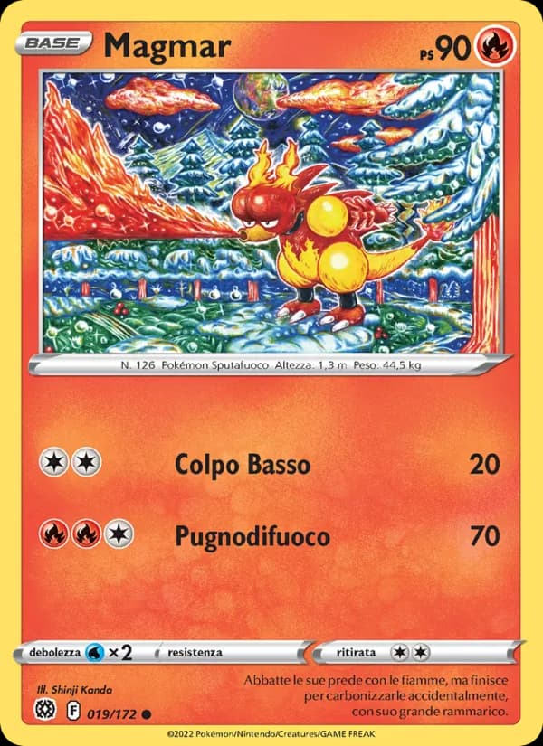 Magmar card in Italian