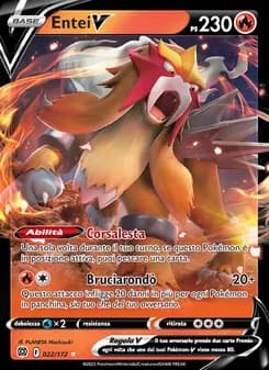 Entei V card in Italian