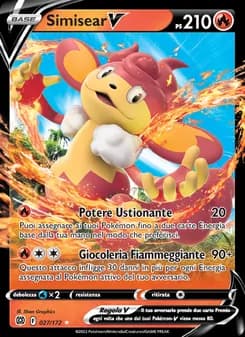 Simisear V card in Italian
