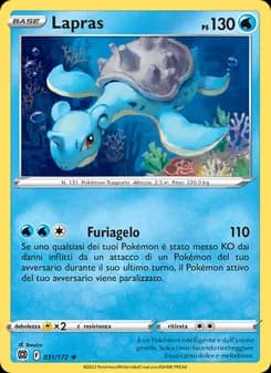 Lapras card in Italian