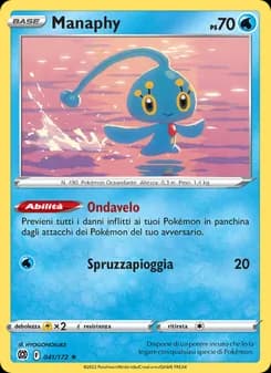 Manaphy card in Italian