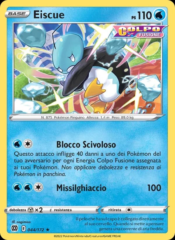 Eiscue card in Italian