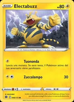 Electabuzz card in Italian