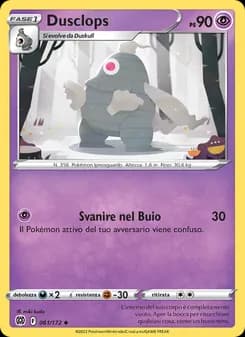 Dusclops card in Italian