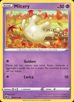 Milcery card in Italian