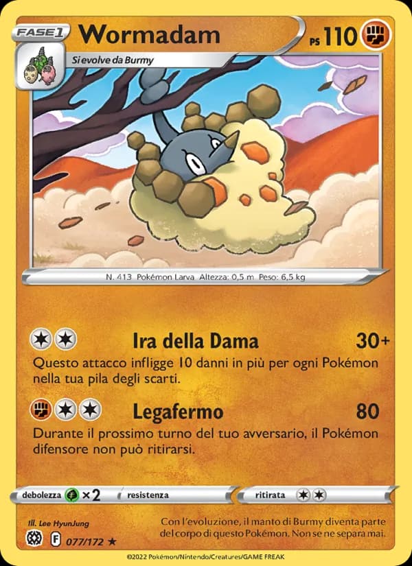 Wormadam card in Italian