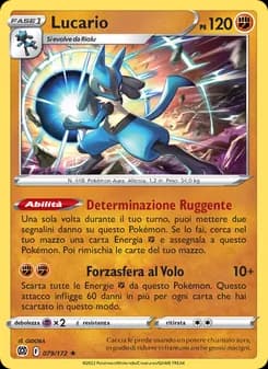 Lucario card in Italian