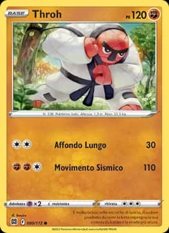 Throh card in Italian