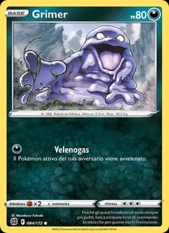 Grimer card in Italian