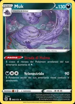 Muk card in Italian