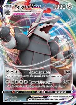 Aggron VMAX card in Italian