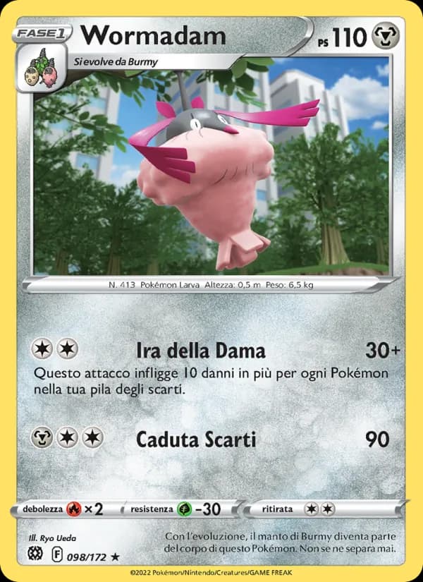 Wormadam card in Italian