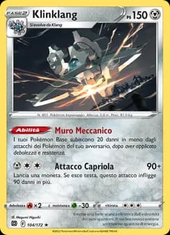 Klinklang card in Italian