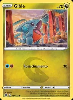 Gible card in Italian