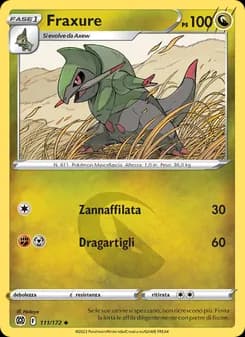 Fraxure card in Italian