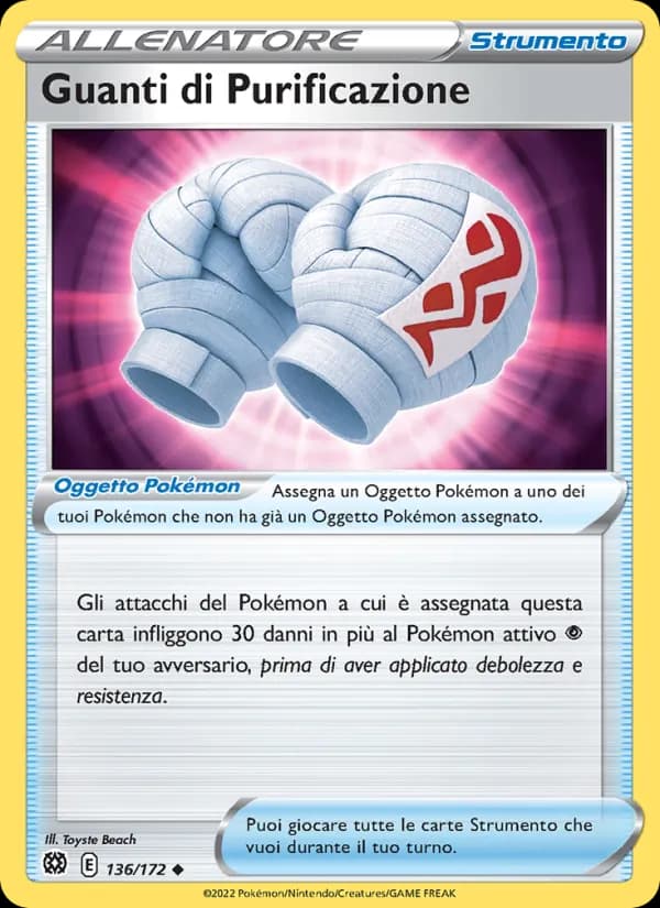 Guanti di Purificazione card in Italian