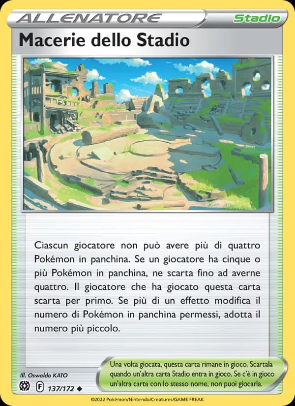 Macerie dello Stadio card in Italian