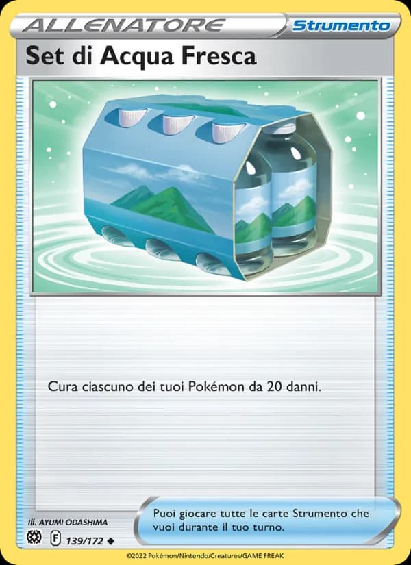 Set di Acqua Fresca card in Italian