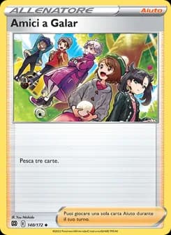 Amici a Galar card in Italian