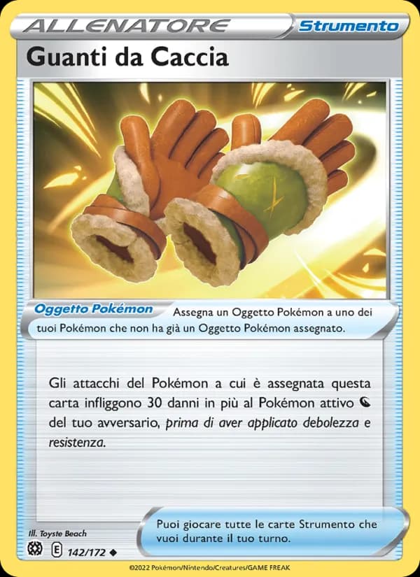 Guanti da Caccia card in Italian