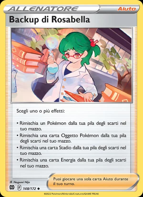 Backup di Rosabella card in Italian