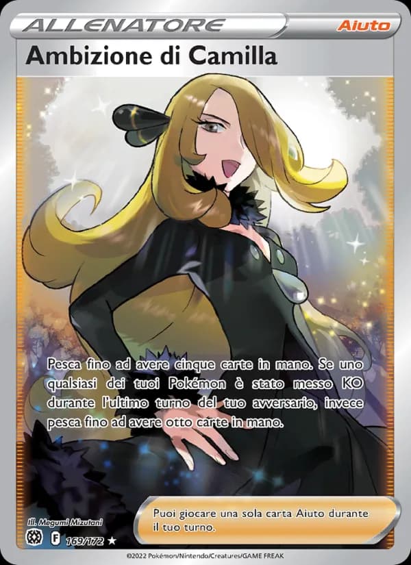 Ambizione di Camilla card in Italian