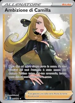 Ambizione di Camilla card in Italian