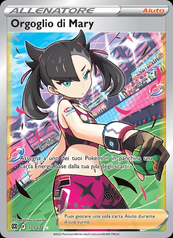 Orgoglio di Mary card in Italian