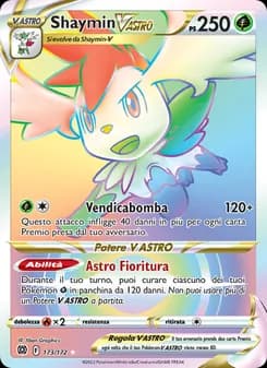 Shaymin V ASTRO card in Italian