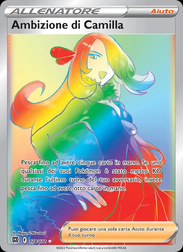 Ambizione di Camilla card in Italian