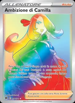 Ambizione di Camilla card in Italian