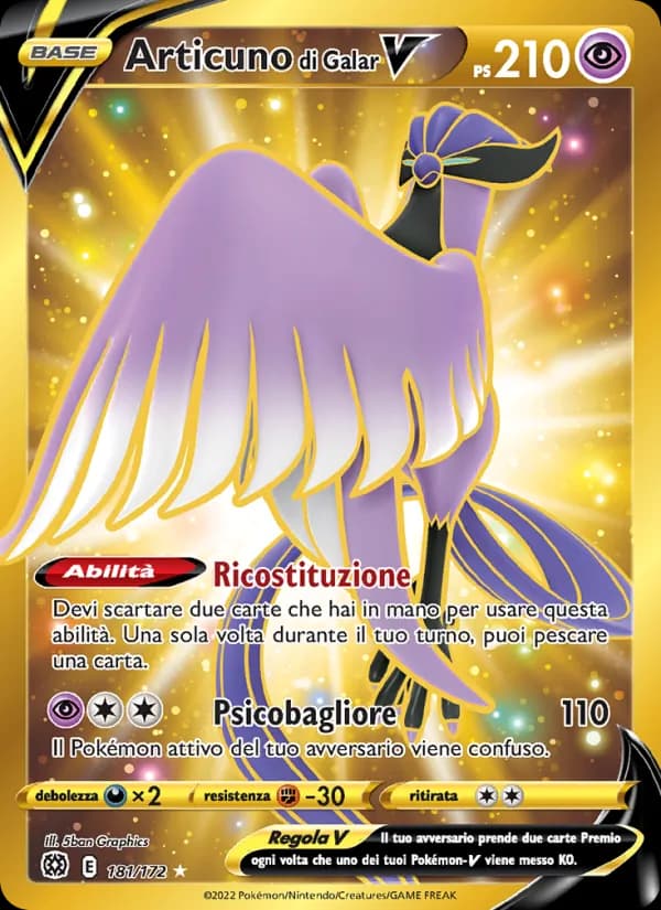 Articuno di Galar V card in Italian
