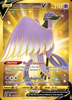 Articuno di Galar V card in Italian