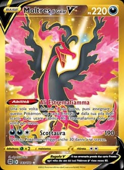 Moltres di Galar V card in Italian