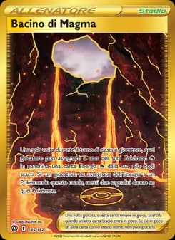 Bacino di Magma card in Italian