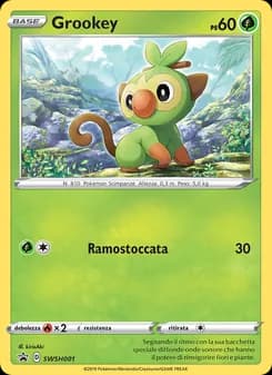 Grookey card in Italian